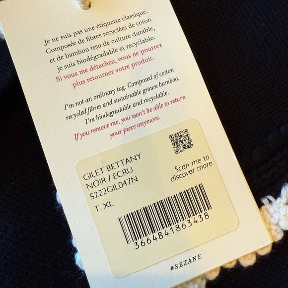 Sezane Bettany Cardigan - Size XL - Picture 3 of 6